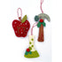 Scientist, Teacher, and Builder Felt Holiday Ornaments Sewing Pattern